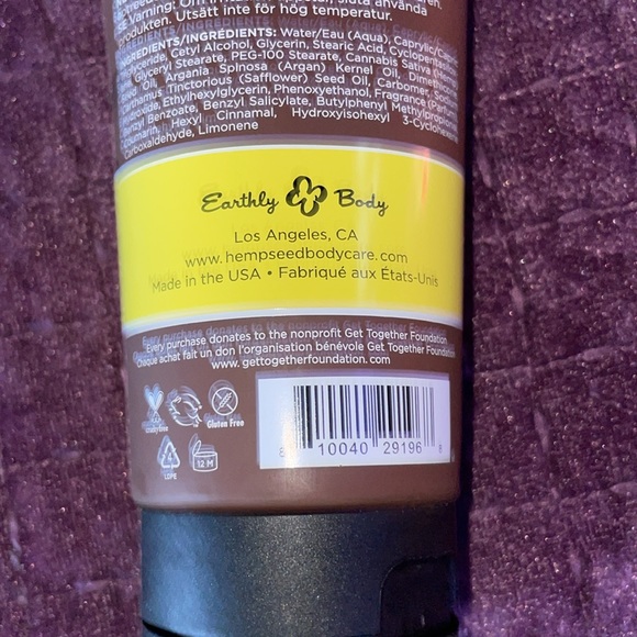 NEW HEMP SEED HAND & BODY LOTION 7 FL OZ - Picture 4 of 5